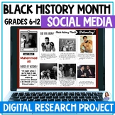 Black History Month Activities - DIGITAL Mini Research Pro