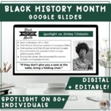 Black History Month Daily Google Slides Presentation on 30