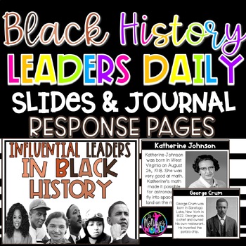 Preview of Black History Month Daily Quick-Look Slides
