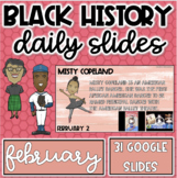 Black History Month Daily Slides | 1 Person With 2 Videos 