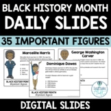 Black History Month Daily Slides Bell Ringers