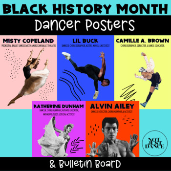 Preview of Black History Month | Dancer Posters | Dance Bulletin Board