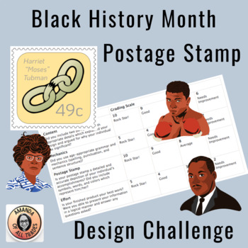 Preview of Black History Month Design Challenge: Create a Postage Stamp!