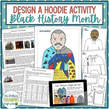 Preview of Black History Month Design a Hoodie Activity No Prep Social Studies Project