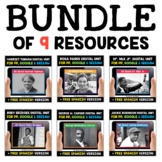 Black History Month Activities for Google & Seesaw Bundle 