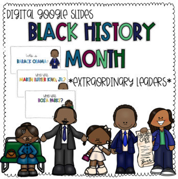 Preview of Black History Month | Digital Google Slides + PDF 