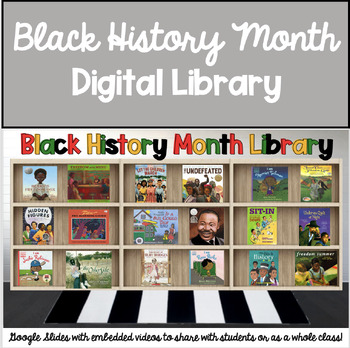 Preview of Black History Month Digital Library: Google Slides