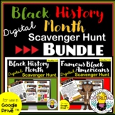 Black History Month Digital Scavenger Hunt BUNDLE/Google S