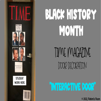 Preview of Black History Month Door Decoration (Interactive)