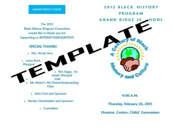 Preview of Black History Month (EDITABLE/Template)