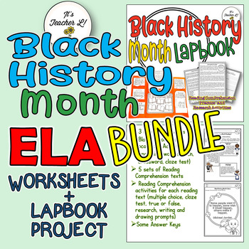 Preview of Black History Month ELA Bundle