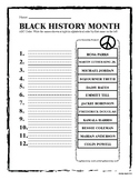 Black History Month Enrichment Packet