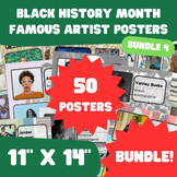 Black History Month - Famous Artist Posters - 11"x14" - BUNDLE 4
