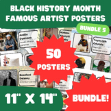 Black History Month - Famous Artist Posters - 11"x14" - BUNDLE 5