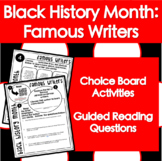 Black History Month Activity: Famous Authors