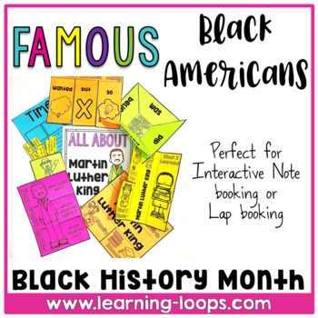 Preview of Black History Month |Famous Black Americans| Interactive Note booking Activities