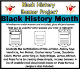 Black History Month Famous People Banner Project