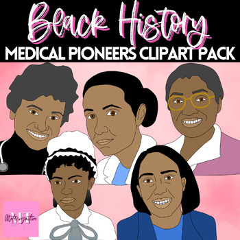 Preview of Black History Month Female Doctors Clipart png images