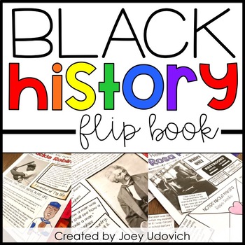 Preview of Black History Month Flip Book