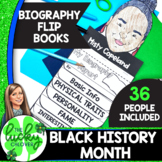 Black History Month Flip Book with 36 People for Biographi