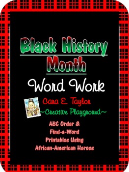 Preview of Black History Month~ Free Word Work