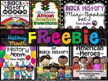 Preview of Black History Month Freebie!
