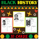 Black History Month Freebie Cards