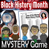 Black History Month Game Mystery Who Done It Game