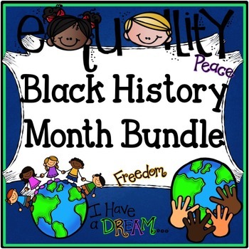 Preview of Black History Month Games, Activities for 3rd Grade ELA Bundle