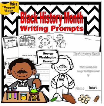 Preview of Black History Month: George Washington Carver Writing Prompts