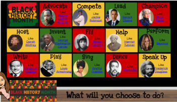 Preview of Black History Month - Google Slide with Video Links