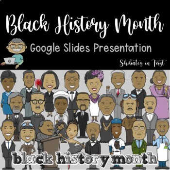 Preview of Black History Month Google Slides