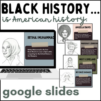 Preview of Black History Month Google Slides