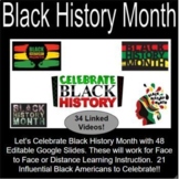 Black History Month Google Slides EDITABLE