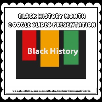 Preview of Black History Month Google Slides Presentation