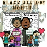 Black History Month Grade 1 Activities