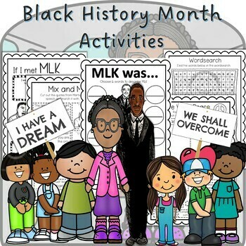 Black History Month Grade 4/ Grade 5 Activities by Little Miss Bee