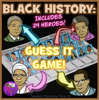 History Month: Guess Hero Game by Teachers Resource Force