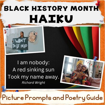 Preview of Black History Month Haiku Poetry Lesson - Poem Writing Activity Templates