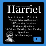 Harriet Tubman Documentary>Netflix> Teacher Guide and more!