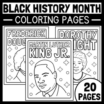 Black History Month Coloring Pages | February Coloring | Black History ...