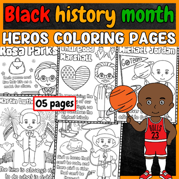 Black History Month Coloring Pages | Black heroes quotes coloring ...