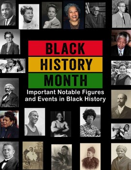 Black History Month: Important Notable Figures and Events in Black History