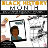 Black History Month In Canada Research Project | Paper & D