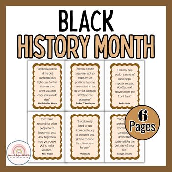 Preview of Black History Month Inspirational Quotes Bulletin Board | Martin Luther King Jr