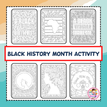 Black History Month Inspirational Quotes Coloring Pages For Kids