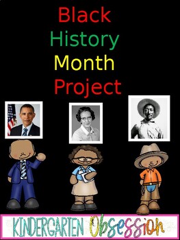 Preview of Black History Month Interactive Bulletin Board Research Project