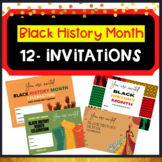Black History Month Invitations