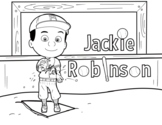 Black History Month: Jackie Robinson Coloring Page