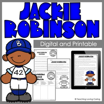 Jackie Robinson Biography Pack - Elementary Nest